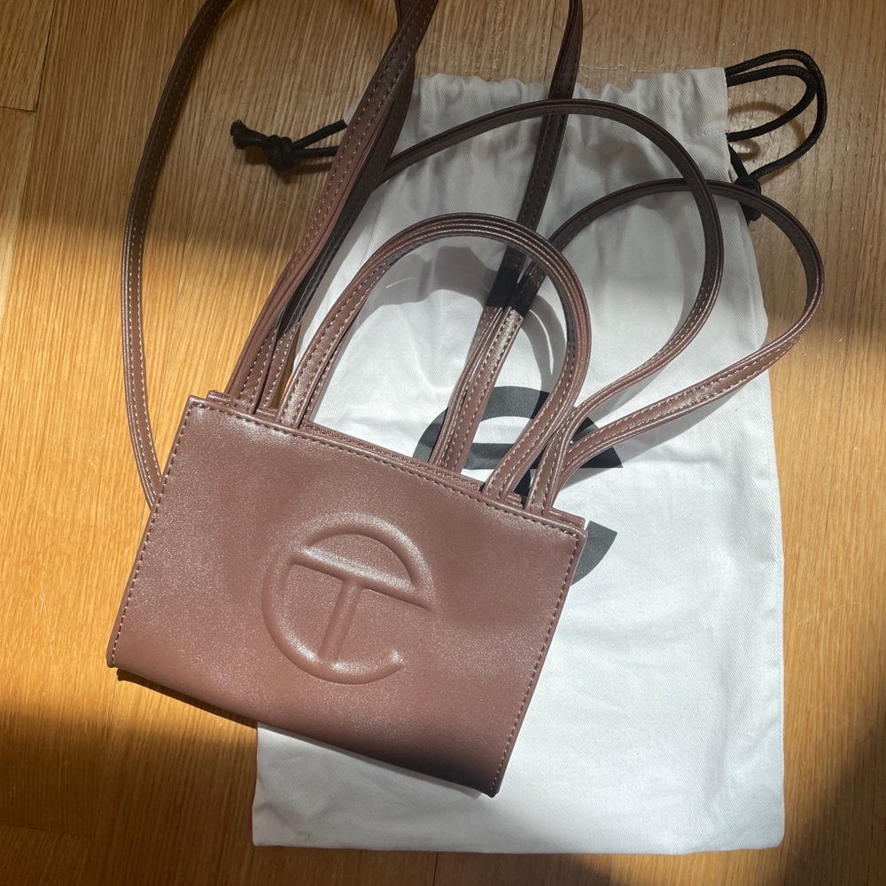 TELFAR chocolate Brown small bag
